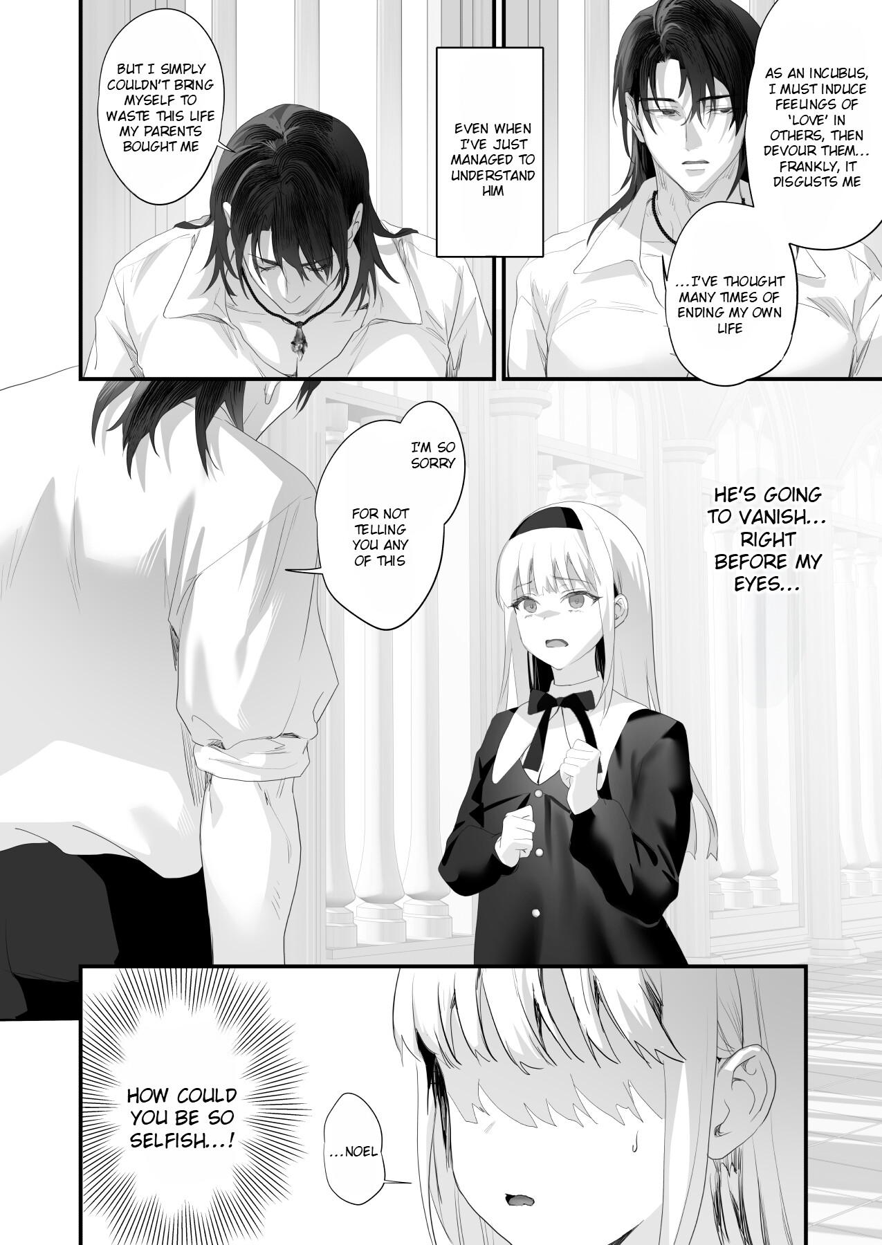 Hentai Manga Comic-A mysterious exorcist falls in love with a reincarnated succubus and risks his life-Read-157